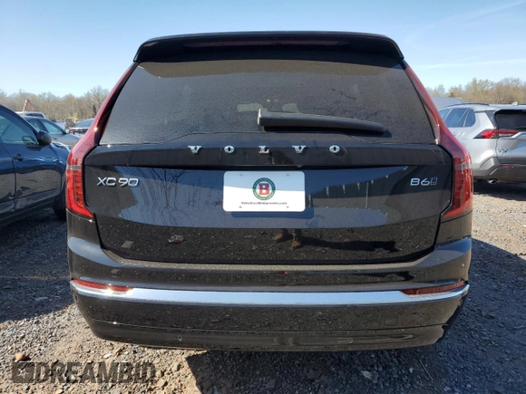 2025 Volvo XC90 with VIN YV4062PGXS1375711, listed as a Copart auction lot 52612965 with 40 mi miles and Salvage Title. Bid and sale history available at DreamBid. Image 6.