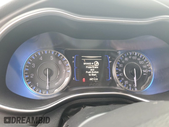 2015 Chrysler 200 Limited with VIN 1C3CCCAB8FN743396, listed as a Copart auction lot 58842815 with 59,714 mi miles and Salvage title. Bid and sale history available at DreamBid. Image 9.