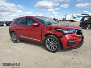 2019 Acura RDX w/Technology Pkg with VIN 5J8TC1H55KL003800, listed as a Copart auction lot 41853495 with 38,850 mi miles and Salvage Title. Bid and sale history available at carsss.com. Image 4.