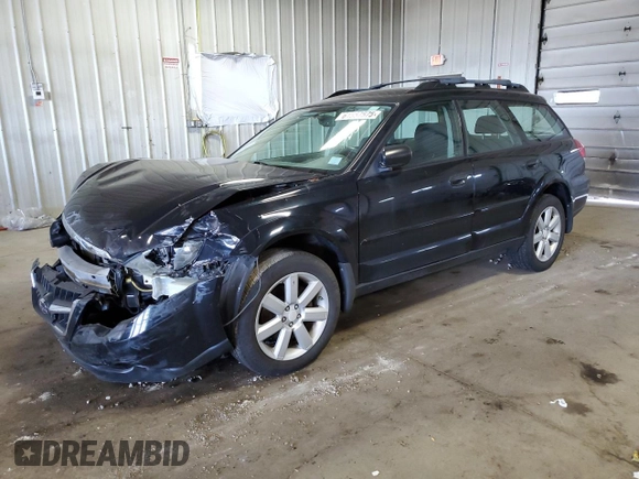 2008 Subaru Outback i with VIN 4S4BP61C687318932, listed as a Copart auction lot 61557575 with 114,148 mi miles and Non repairable. Bid and sale history available at DreamBid. Image 1.