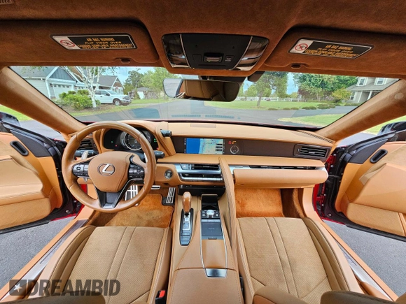 2018 Lexus LC 500h z VIN JTHHP5AY6JA004371, wystawiony jako Copart lot #44732925 z przebiegiem 40 331 mil mil oraz Szkody całkowita. Historia ofert i sprzedaży dostępna na DreamBid. Obrazek 9.
