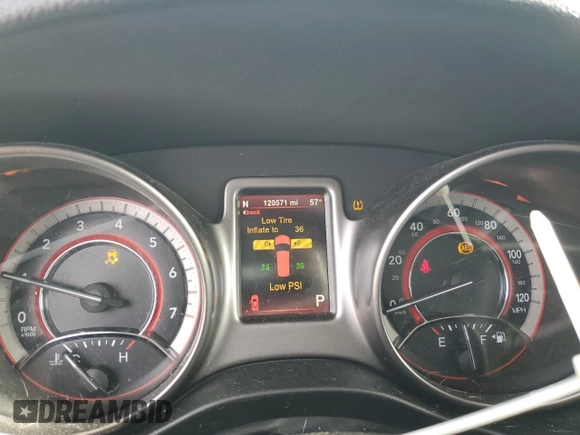 2014 Dodge Journey Crossroad with VIN 3C4PDCGG5ET283724, listed as a Copart auction lot 43251245 with 120,571 mi miles and Salvage title. Bid and sale history available at DreamBid. Image 9.