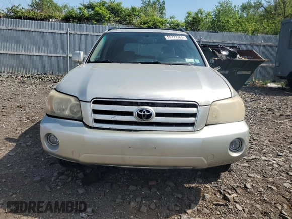 2005 Toyota Highlander z VIN JTEEP21A750076547, wystawiony jako Copart lot #55322365 z przebiegiem 198 414 mil mil oraz Szkoda całkowita • Salvage title. Historia ofert i sprzedaży dostępna na DreamBid. Obrazek 5.