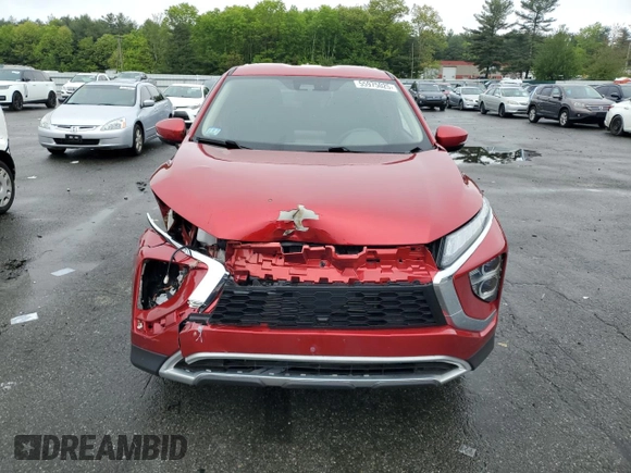 2022 Mitsubishi Eclipse Cross SE с VIN JA4ATWAA7NZ056505, выставлен на аукционе Copart как лот 55975025 с пробегом 26 808 миль миль и Списание • Salvage title. История ставок и продаж доступна на DreamBid. Изображение 5.