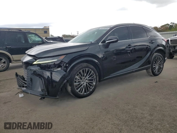 2023 Lexus RX with VIN 2T2BAMBA0PC004838, listed as a Copart auction lot 70734044 with 11,243 mi miles and Salvage Title. Bid and sale history available at carsss.com. Image 1.