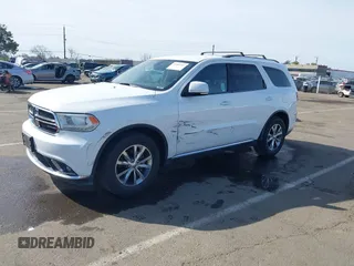 2016 Dodge Durango Limited with VIN 1C4RDHDG9GC373841, listed as a IAAI auction lot 41687422 with 155,835 mi miles. Bid and sale history available at carsss.com. Image 2.