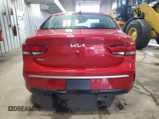 2023 Kia Rio S with VIN 3KPA24AD6PE574059, listed as a Copart auction lot 72901494 with 0 mi miles and Non Repairable. Bid and sale history available at carsss.com. Image 6.