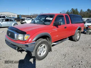 2002 Toyota Tacoma PreRunner with VIN 5TESM92N22Z123991, listed as a Copart auction lot 88418965 with 383,545 mi miles and Salvage title. Bid and sale history available at DreamBid. Image 1.