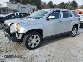 2017 GMC Terrain SLE with VIN 2GKALMEK8H6279332, listed as a Copart auction lot 85909124 with 48,423 mi miles and Salvage Title. Bid and sale history available at carsss.com. Image 1.