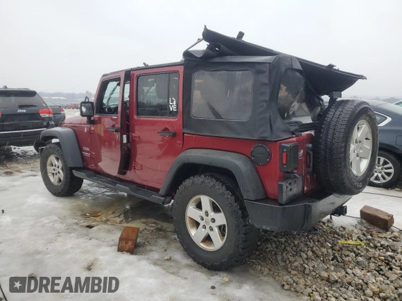 2013 Jeep Wrangler Unlimited Sport with VIN 1C4BJWDG8DL600639, listed as a Copart auction lot 43012035 with 225,004 mi miles and Clean title. Bid and sale history available at DreamBid. Image 2.