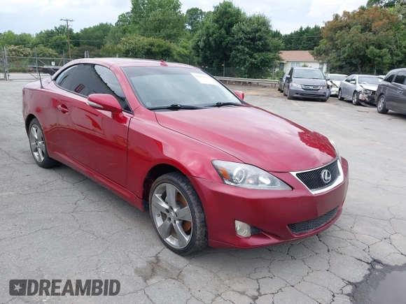 2012 Lexus IS 250 C с VIN JTHFF2C26C2523533, выставлен на аукционе IAAI как лот 42402122 с пробегом Не указан миль и . История ставок и продаж доступна на DreamBid. Изображение 1.