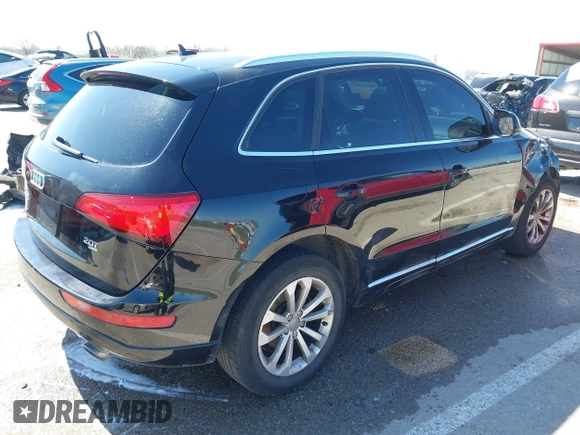 2013 Audi Q5 Premium with VIN WA1CFAFP0DA007630, listed as a IAAI auction lot 41824831 with 149,558 mi miles and . Bid and sale history available at DreamBid. Image 4.