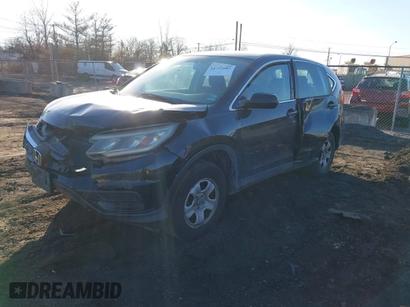 2016 Honda CR-V LX with VIN 5J6RM4H31GL009844, listed as a IAAI auction lot 41712082 with 158,843 mi miles. Bid and sale history available at carsss.com. Image 2.