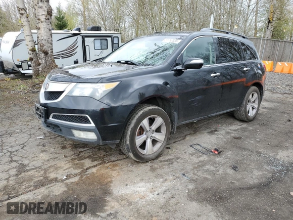2013 Acura MDX with VIN 2HNYD2H21DH506506, listed as a Copart auction lot 51750835 with 193,183 mi miles and Salvage title. Bid and sale history available at DreamBid. Image 1.