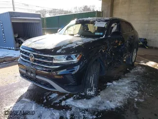 2020 Volkswagen Atlas Cross Sport 3.6L V6 SE w/Technology with VIN 1V21E2CA4LC227103, listed as a IAAI auction lot 41298182 with 37,535 mi miles. Bid and sale history available at carsss.com. Image 17.