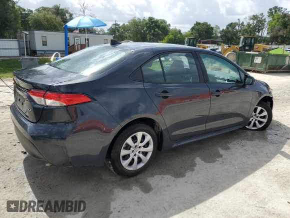 2024 Toyota Corolla LE with VIN 5YFB4MDE5RP095958, listed as a Copart auction lot 59895375 with 44,388 mi miles and Clean title. Bid and sale history available at DreamBid. Image 3.
