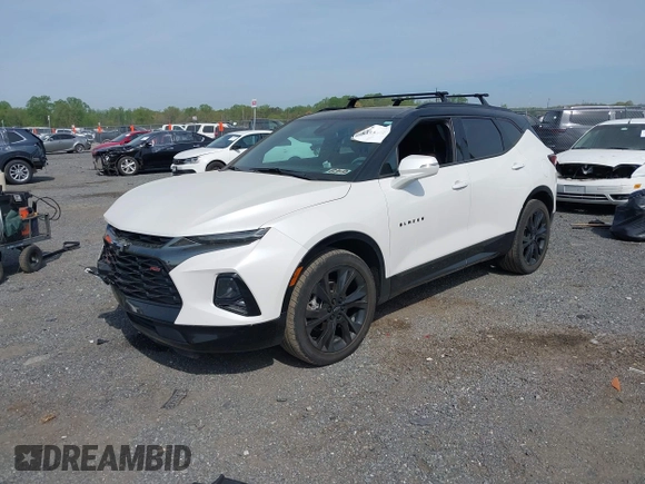 2022 Chevrolet Blazer RS с VIN 3GNKBKRS0NS222919, выставлен на аукционе IAAI как лот 42114605 с пробегом 35 224 миль миль и . История ставок и продаж доступна на DreamBid. Изображение 2.