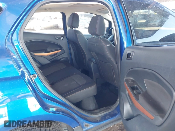 2021 Ford EcoSport SE with VIN MAJ3S2GE4MC445646, listed as a IAAI auction lot 41841253 with 38,644 mi miles and . Bid and sale history available at carsss.com. Image 8.