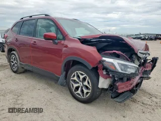 2021 Subaru Forester Premium with VIN JF2SKAJC6MH472049, listed as a Copart auction lot 64309585 with 51,125 mi miles and Salvage title. Bid and sale history available at DreamBid. Image 4.