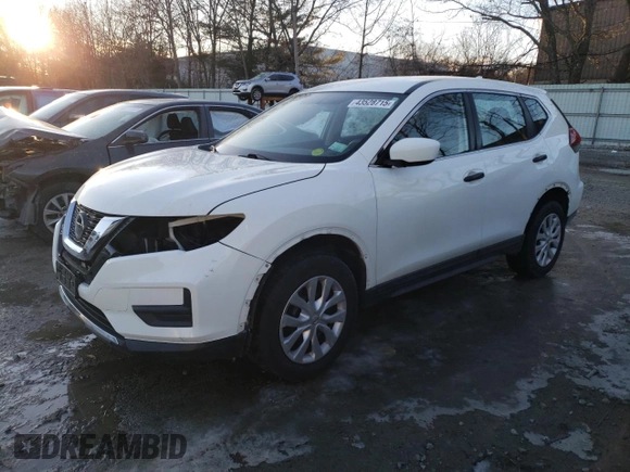2018 Nissan Rogue SV with VIN KNMAT2MV3JP598221, listed as a Copart auction lot 43528715 with Not Provided miles and Salvage Title. Bid and sale history available at carsss.com. Image 1.