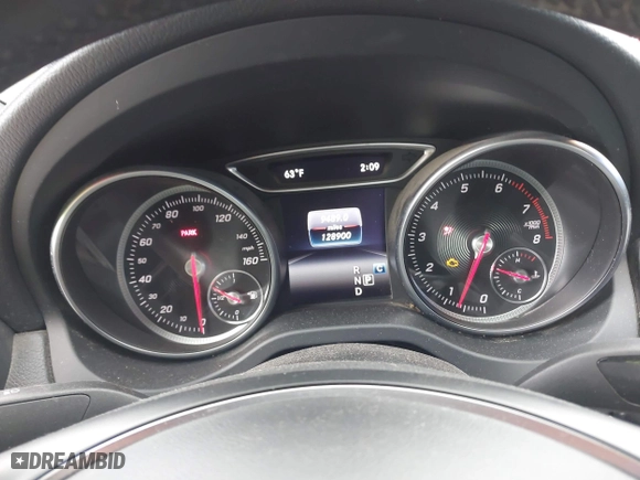 2019 Mercedes-Benz CLA with VIN WDDSJ4EB6KN708160, listed as a IAAI auction lot 41740649 with 128,900 mi miles. Bid and sale history available at carsss.com. Image 7.