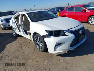 2018 Lexus ES with VIN JTHBW1GG1J2168184, listed as a IAAI auction lot 41755174 with 129,851 mi miles. Bid and sale history available at carsss.com. Image 1.