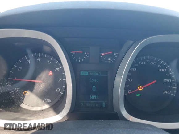 2015 Chevrolet Equinox LS with VIN 2GNALAEK7F6319172, listed as a Copart auction lot 46505075 with 163,391 mi miles and Salvage Title. Bid and sale history available at carsss.com. Image 9.