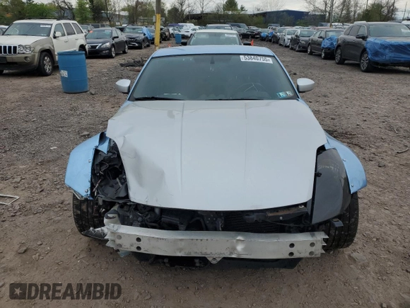 2006 Nissan 350Z Grand Touring with VIN JN1AZ34D86M307431, listed as a Copart auction lot 53840755 with 104,414 mi miles and Clean Title. Bid and sale history available at carsss.com. Image 5.