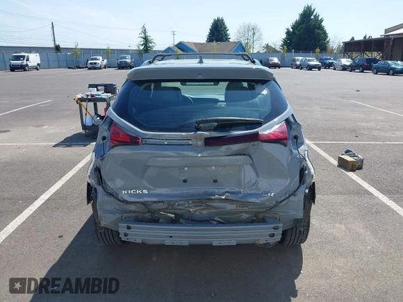2021 Nissan Kicks SR with VIN 3N1CP5DV5ML531704, listed as a IAAI auction lot 42023077 with 55,452 mi miles and . Bid and sale history available at DreamBid. Image 17.