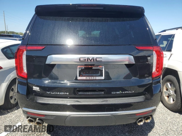 2024 GMC Yukon XL Denali with VIN 1GKS2JKL7RR228753, listed as a Copart auction lot 74196064 with 6,266 mi miles and Salvage Title. Bid and sale history available at carsss.com. Image 6.