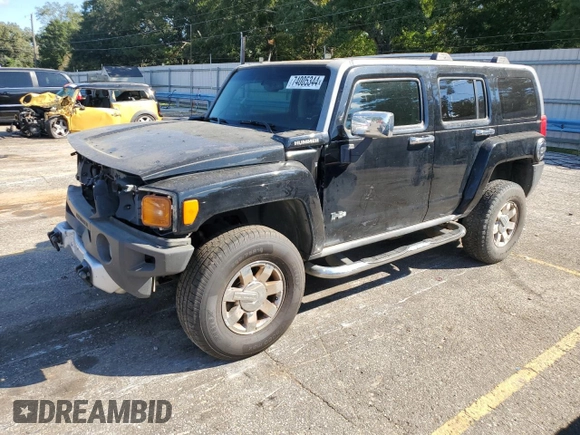 2009 Hummer H3 SUV with VIN 5GTEN13E098160892, listed as a Copart auction lot 74005344 with 224,542 mi miles and Salvage Title. Bid and sale history available at carsss.com. Image 1.