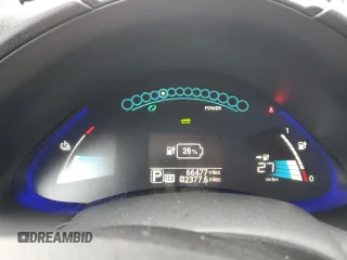 2017 Nissan LEAF SL with VIN 1N4BZ0CP4HC302625, listed as a Copart auction lot 52933883 with 66,477 mi miles. Bid and sale history available at carsss.com. Image 9.