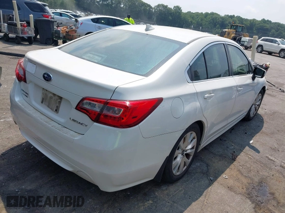 2016 Subaru Legacy Premium with VIN 4S3BNBC6XG3034591, listed as a IAAI auction lot 42681582 with Not provided miles and . Bid and sale history available at DreamBid. Image 4.