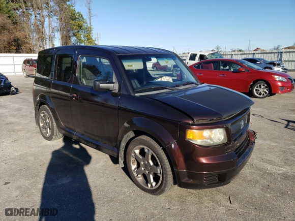 2007 Honda Element SC with VIN 5J6YH18947L004754, listed as a Copart auction lot 43601385 with NaN miles and Salvage Title. Bid and sale history available at carsss.com. Image 4.