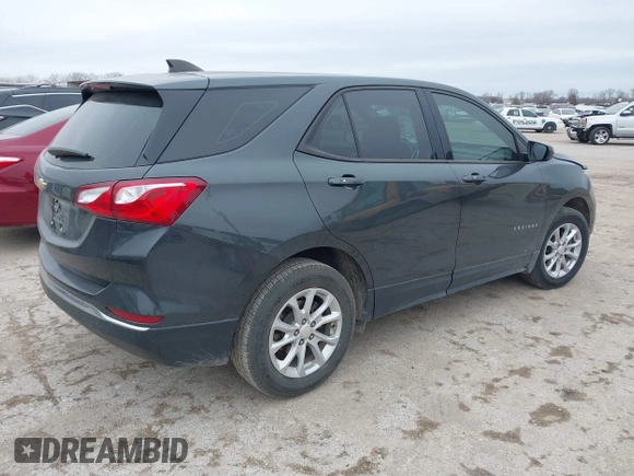2018 Chevrolet Equinox LS with VIN 3GNAXHEV7JS640663, listed as a IAAI auction lot 41631256 with 141,224 mi miles and . Bid and sale history available at DreamBid. Image 4.
