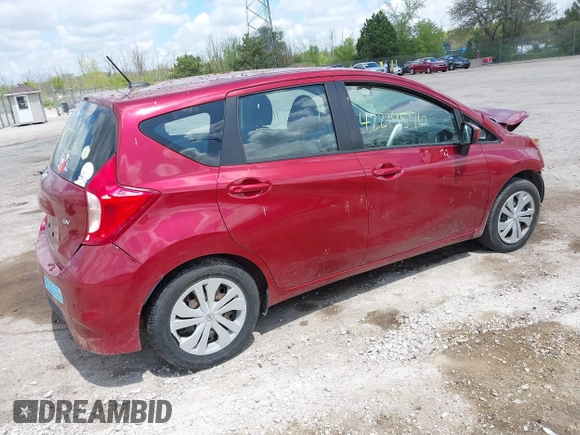 2017 Nissan Note SV with VIN 3N1CE2CP9HL376748, listed as a IAAI auction lot 42219576 with 81,077 mi miles and . Bid and sale history available at DreamBid. Image 4.