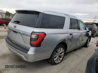 2018 Ford Expedition Max Platinum with VIN 1FMJK1MT4JEA31051, listed as a Copart auction lot 77272394 with Not provided miles and Salvage title. Bid and sale history available at DreamBid. Image 3.