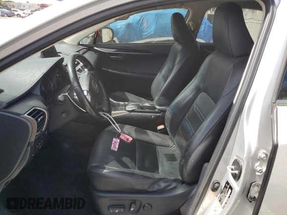 2015 Lexus NX 200t with VIN JTJYARBZ6F2016701, listed as a Copart auction lot 55322835 with 110,050 mi miles and Salvage title. Bid and sale history available at DreamBid. Image 7.