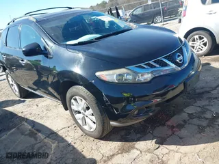 2011 Nissan Murano SV with VIN JN8AZ1MW2BW177233, listed as a IAAI auction lot 41674666 with 132,200 mi miles. Bid and sale history available at carsss.com. Image 1.