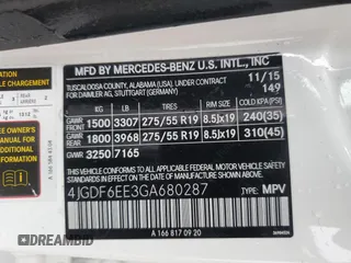 2016 Mercedes-Benz GL with VIN 4JGDF6EE3GA680287, listed as a Copart auction lot 75510964 with 95,956 mi miles and Salvage Title. Bid and sale history available at carsss.com. Image 13.