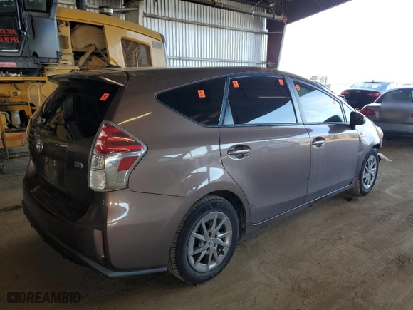 2015 Toyota Prius v Two with VIN JTDZN3EU9FJ031921, listed as a Copart auction lot 45972685 with 131,630 mi miles and Salvage Title. Bid and sale history available at carsss.com. Image 3.