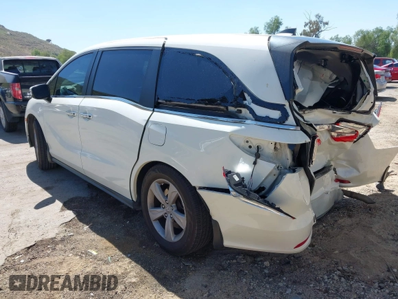 2019 Honda Odyssey EX-L z VIN 5FNRL6H76KB066365, wystawiony jako IAAI lot #42000967 z przebiegiem 124 113 mil mil oraz . Historia ofert i sprzedaży dostępna na DreamBid. Obrazek 3.