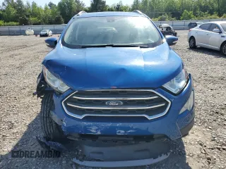 2018 Ford EcoSport Titanium z VIN MAJ6P1WL4JC196477, wystawiony jako Copart lot #54098085 z przebiegiem 62 073 mil mil oraz Szkody całkowita. Historia ofert i sprzedaży dostępna na DreamBid. Obrazek 5.