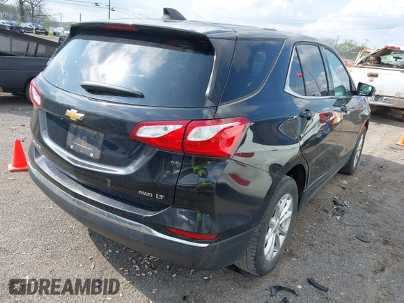 2018 Chevrolet Equinox LT with VIN 2GNAXSEV0J6248684, listed as a IAAI auction lot 41983808 with 121,191 mi miles and . Bid and sale history available at carsss.com. Image 4.