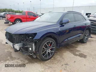 2019 Audi Q8 Prestige z VIN WA1FVAF13KD019245, wystawiony jako IAAI lot #42194524 z przebiegiem 74 703 mil mil oraz . Historia ofert i sprzedaży dostępna na DreamBid. Obrazek 20.
