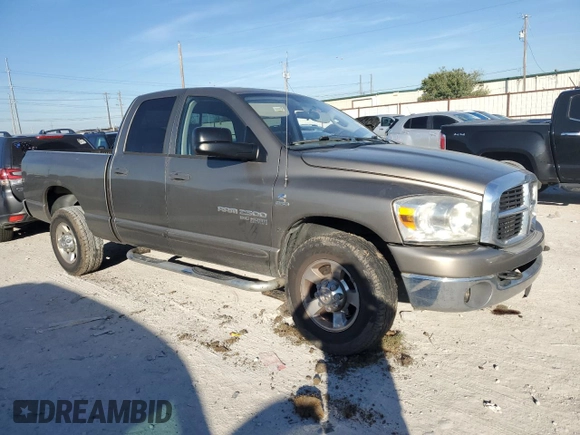 2006 Dodge Ram 2500 SLT with VIN 3D7KR28CX6G249246, listed as a Copart auction lot 80435404 with 349,092 mi miles and Salvage Title. Bid and sale history available at carsss.com. Image 4.