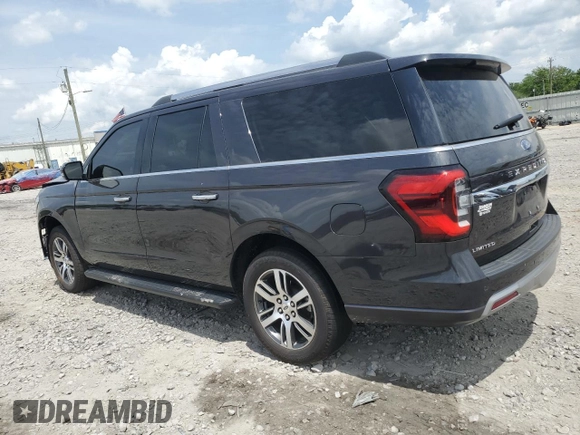 2023 Ford Expedition Max Limited with VIN 1FMJK2A86PEA06599, listed as a Copart auction lot 54371265 with 36,286 mi miles and Salvage title. Bid and sale history available at DreamBid. Image 2.