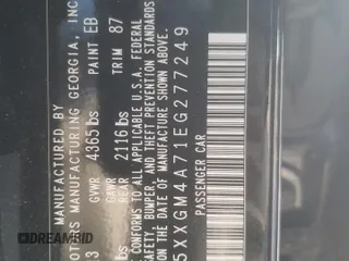 2014 Kia Optima LX z VIN 5XXGM4A71EG277249, wystawiony jako Copart lot #50886935 z przebiegiem 174 002 mil mil oraz Szkoda całkowita • Salvage title. Historia ofert i sprzedaży dostępna na DreamBid. Obrazek 14.