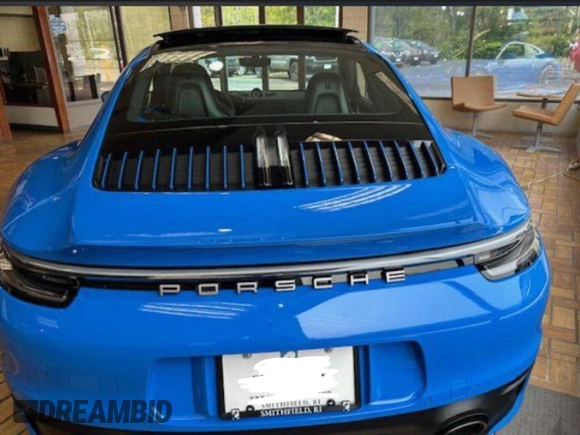 2022 Porsche 911 Carrera with VIN WP0AA2A96NS2061XX, listed as a Copart auction lot 61761515 with 15,219 mi miles and Clean title. Bid and sale history available at DreamBid. Image 3.