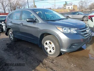 2013 Honda CR-V LX with VIN 2HKRM3H31DH501323, listed as a IAAI auction lot 41212952 with 116,733 mi miles. Bid and sale history available at carsss.com. Image 1.